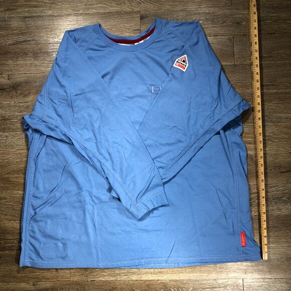Bulwark FR Shirt Mens 3XL Long Sleeve Flame Resistant Workwear iQ Series Pocket - Picture 3 of 8